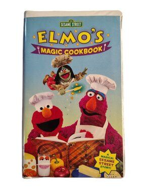 (2001) Sesame Street Elmo's Magic Cookbook VHS Cassette Tape